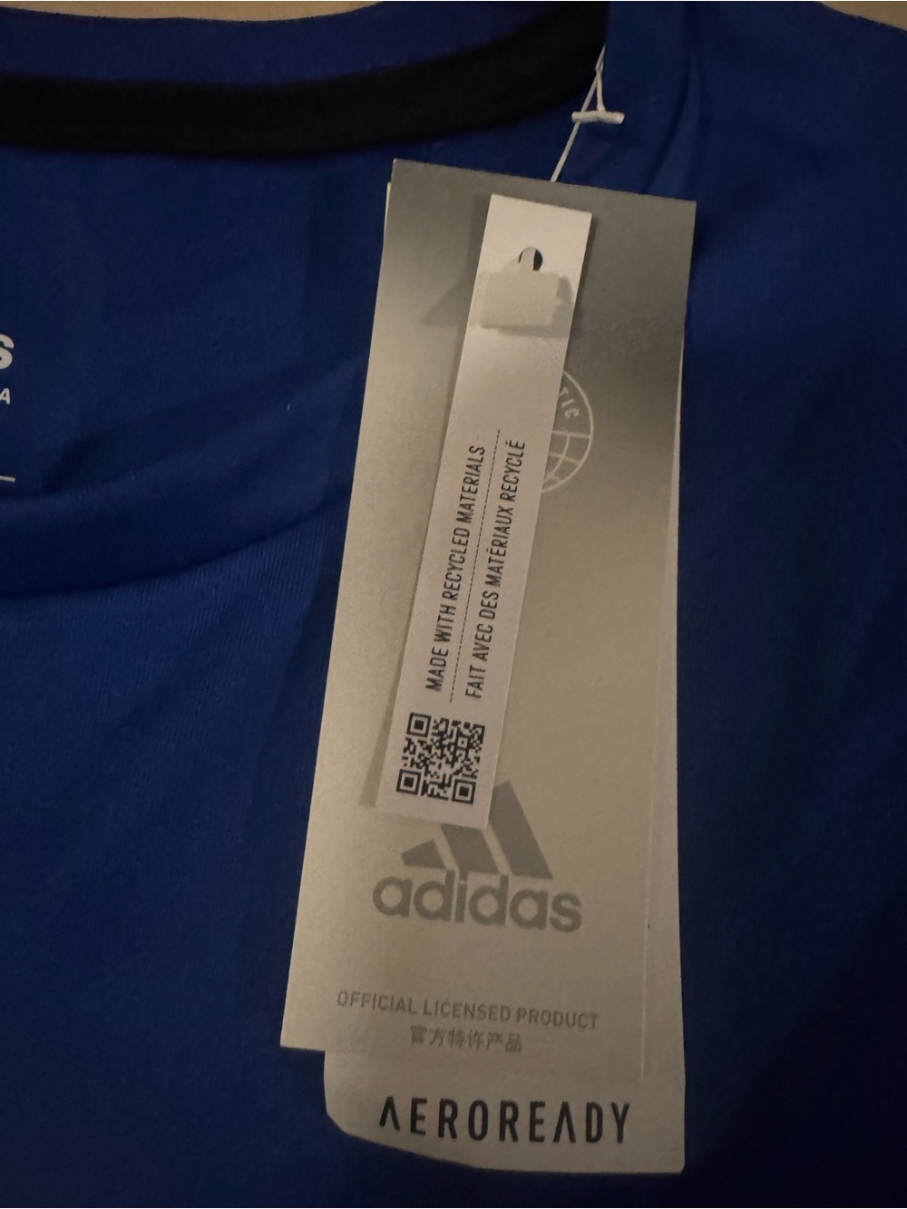 adidas Men’s Royal Blue Short Sleeve Aeroready Tee